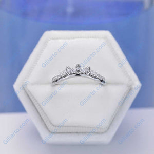 Moissanite Stackable Ring