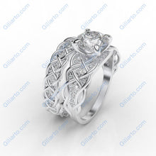 Load image into Gallery viewer, 2.0 Carat  Moissanite Diamond Engagement White Gold Ring
