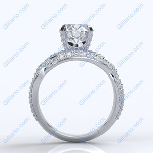 affordable moissanite Diamond engagement rings