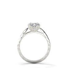 Load image into Gallery viewer, 1.0 Carat Gray Moissanite Diamond Engagement Eternity Ring Set - Giliarto
