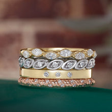 Load image into Gallery viewer, 14K Gold 1/6 CTW Diamond Anniversary Band
