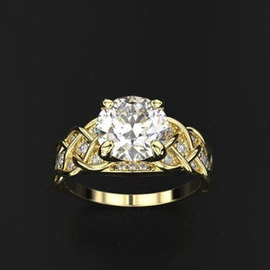 2.0 Carat Sapphire Engagement Ring - Giliarto