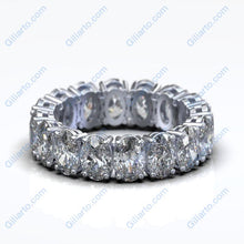 Load image into Gallery viewer, 6.5 CT.T.W.  Moissanite Oval  Eternity Band - Giliarto
