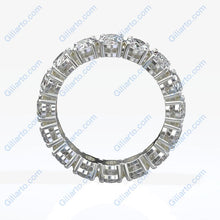 Load image into Gallery viewer, 6.5 CT.T.W.  Moissanite Oval  Eternity Band - Giliarto
