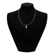 Load image into Gallery viewer, 1.0 Carat forever one moissanite necklace I 10K White Gold- 14 Accent Stones

