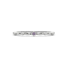 Load image into Gallery viewer, 0.1 Carat Giliarto Amethyst Gold Promissory Ring
