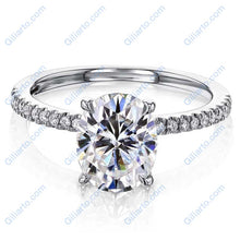 Load image into Gallery viewer, 2 Carat Oval Engagement Ring
