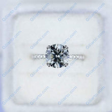 Load image into Gallery viewer, gray  grey moissanite
