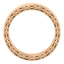 Load image into Gallery viewer, 14K Gold Infinity Pattern Band
