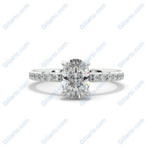 Load image into Gallery viewer, 1.5 Carat Oval Moissanite  Engagement Ring
